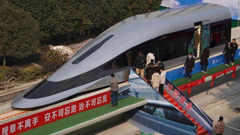 China unveils world's fastest magnetic levitation train