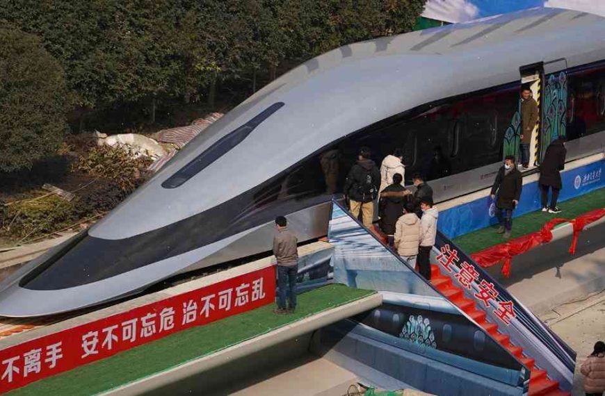 China unveils world’s fastest magnetic levitation train